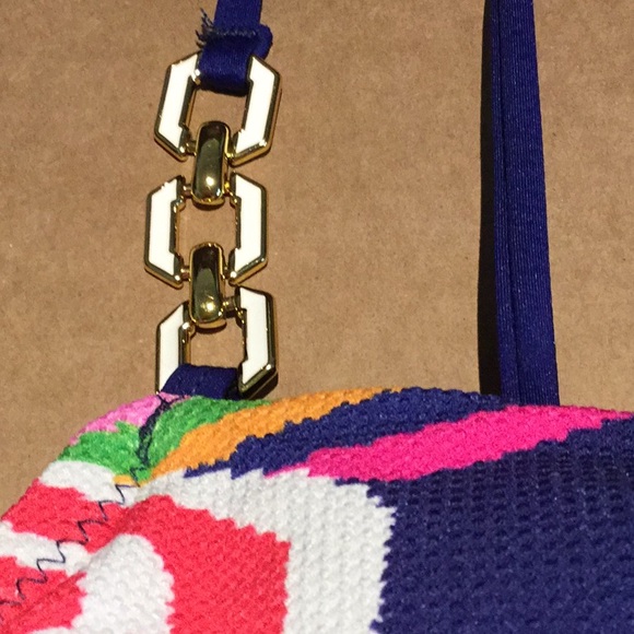 TRINA TURK 10  RAINBOW SWIRL ONE PIECE - Picture 5 of 14